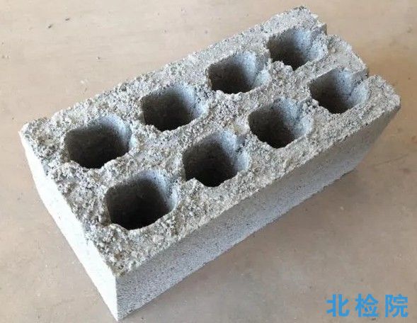 非承重混凝土空心磚測試