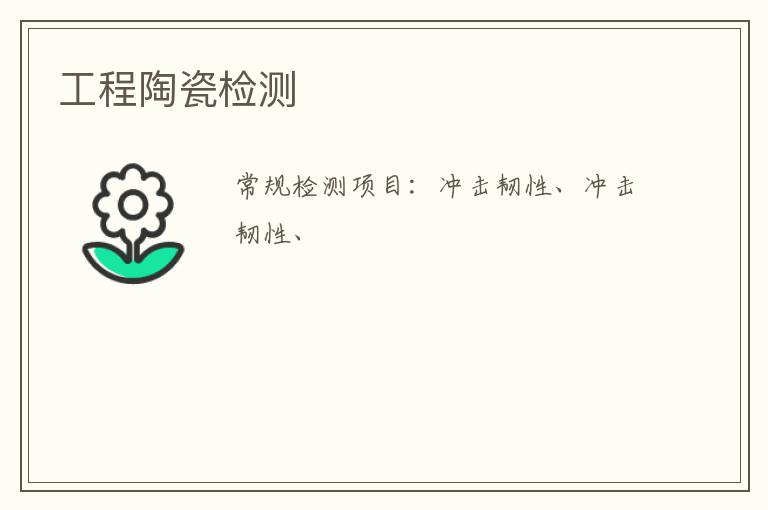 工程陶瓷