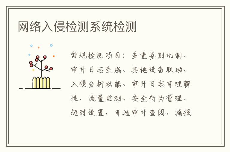 網絡入侵檢測系統